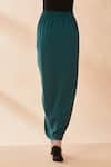 Shop_Aakaar_Green Draped Skirt _Online_at_Aza_Fashions