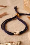 Buy_Aaree Accessories_Black Humsa Charm Rakhi_at_Aza_Fashions