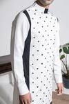 Buy_Abkasa_Ivory 100% Cotton Modal Silk Embroidered Beads Kurta And Pyjama Set  _Online_at_Aza_Fashions