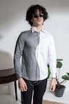 Abkasa_White Cotton Metropolitan Shirt _Online_at_Aza_Fashions