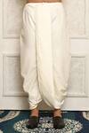 Shop_Aryavir Malhotra_Peach Cotton Kurta And Dhoti Pant Set_Online_at_Aza_Fashions