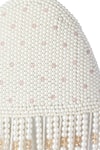 A Clutch Story_White Embroidered Pearl Tassel Clutch _at_Aza_Fashions