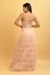 Shop Ambrosia Peach Sweetheart Neck Emrboidered Gown at Aza Fashions Shop_Ambrosia_Peach Sweetheart Neck Emrboidered Gown_at_Aza_Fashions