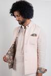 Buy_Arjan Dugal_Grey Linen Reversible Nehru Jacket  _Online_at_Aza_Fashions