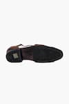 Buy_Amrit Dawani_Brown Plain Toe Oxford Sandals _Online_at_Aza_Fashions