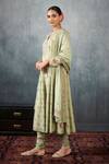 Anita Dongre Green Utsa Kurta Set Online at Aza Fashions Anita Dongre_Green Utsa Kurta Set_Online_at_Aza_Fashions