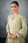 Shop Anita Dongre Green Utsa Kurta Set Online at Aza Fashions Shop_Anita Dongre_Green Utsa Kurta Set_Online_at_Aza_Fashions