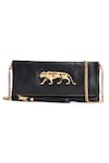 Buy_Sabyasachi_Bengal Black Embellished Lifafa Bag_at_Aza_Fashions