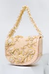 Buy_Doux Amour_Pink Hand Embroidered And Embellished Callie Sling Bag _at_Aza_Fashions