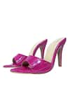 Shop_Sephyr_Pink Embossed Snake Heels _at_Aza_Fashions