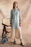 Buy_Swatti Kapoor_White Alina Cotton Pant_at_Aza_Fashions