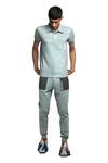 Buy_All2defy_Blue Terry Patchwork Joggers_at_Aza_Fashions