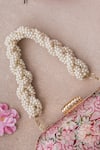 Buy_Amyra_Pink Embroidery Elora Woven Clutch _Online_at_Aza_Fashions
