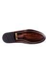 Buy_Artimen_Brown Woven Textured Handcrafted Loafers _Online_at_Aza_Fashions