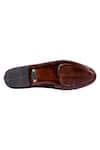 Buy_Artimen_Brown Plain Handcrafted Leather Shoes _Online_at_Aza_Fashions