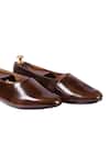 Shop_Artimen_Brown Plain Handcrafted Leather Shoes _Online_at_Aza_Fashions