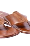 Shop_Artimen_Brown Handcrafted Leather Sandals  _Online_at_Aza_Fashions