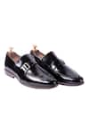 Buy_Artimen_Black Single Monk Strap Shoes  _at_Aza_Fashions