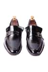 Shop_Artimen_Black Single Monk Strap Shoes  _at_Aza_Fashions