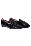 Buy_Artimen_Black Handcrafted Monk Strap Loafers _at_Aza_Fashions