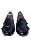 Shop_Artimen_Black Handcrafted Monk Strap Loafers _at_Aza_Fashions