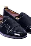 Shop_Artimen_Black Handcrafted Monk Strap Loafers _Online_at_Aza_Fashions