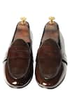 Shop_Artimen_Brown Handcrafted Penny Loafers _at_Aza_Fashions