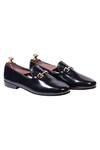 Buy_Artimen_Black Handcrafted Horsebit Loafers _at_Aza_Fashions