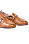 Shop Artimen Brown Handcrafted Horsebit Loafers Online at Aza Fashions Shop_Artimen_Brown Handcrafted Horsebit Loafers _Online_at_Aza_Fashions