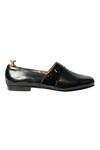 Artimen_Black Handcrafted Leather Espadrilles _Online_at_Aza_Fashions