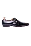 Artimen_Black Handcrafted Single Monk Shoes  _Online_at_Aza_Fashions