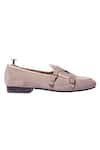 Artimen_Beige Handcrafted Double Monk Loafers _Online_at_Aza_Fashions