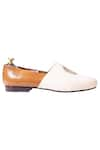 Artimen_White Handcrafted Colorblock Espadrilles  _Online_at_Aza_Fashions