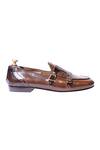 Artimen_Brown Handcrafted Double Monk Loafers  _Online_at_Aza_Fashions