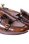 Shop_Artimen_Brown Handcrafted Double Monk Loafers  _Online_at_Aza_Fashions