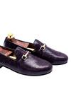 Shop_Artimen_Purple Snake Print Leather Loafers_Online_at_Aza_Fashions
