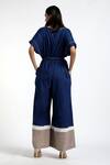 Shop_Madder Much_Blue Cotton Plain Round Amani Jumpsuit _at_Aza_Fashions