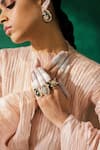 Buy_Sangeeta Boochra X Payal Singhal_Gold Plated Stone Nysa Studded Ring _Online_at_Aza_Fashions