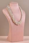 Buy_Anaash_White Pearl Manufactured And Necklace_at_Aza_Fashions