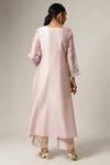 Shop_Anantaa By Roohi_Pink Silk Chanderi Embroidered Kurta _at_Aza_Fashions