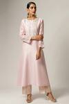 Buy_Anantaa By Roohi_Pink Silk Chanderi Embroidered Kurta _at_Aza_Fashions