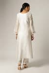 Shop_Anantaa By Roohi_White Silk Chanderi Embroidered Kurta _at_Aza_Fashions