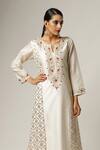 Buy_Anantaa By Roohi_White Silk Chanderi Embroidered Kurta _Online_at_Aza_Fashions