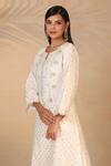 Shop_Anantaa by Roohi_White Chanderi Kurta _Online_at_Aza_Fashions