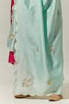 Buy_Anantaa By Roohi_Blue Silk Chanderi Floral Embroidered Dupatta _Online_at_Aza_Fashions
