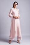 Buy_Anantaa By Roohi_Pink Silk Chanderi Kurta _Online_at_Aza_Fashions