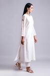Anantaa by Roohi_White Silk Chanderi Kurta _Online_at_Aza_Fashions