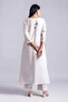 Shop_Anantaa by Roohi_White Silk Chanderi Kurta _at_Aza_Fashions