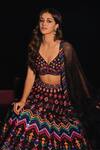Buy_Tarun Tahiliani_Multi Color Embroidered Lehenga Set_at_Aza_Fashions