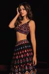 Tarun Tahiliani_Multi Color Embroidered Lehenga Set_Online_at_Aza_Fashions